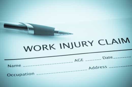 work injury claim form