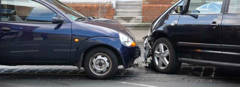 Car Accident Closeup
