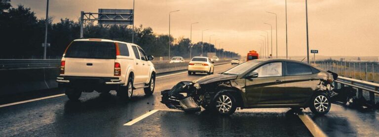 Car Accident On Highway