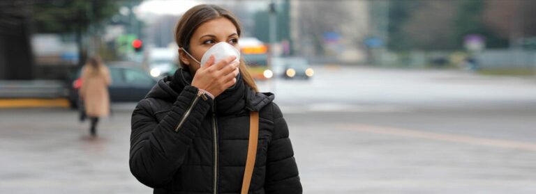 Woman With Mask On