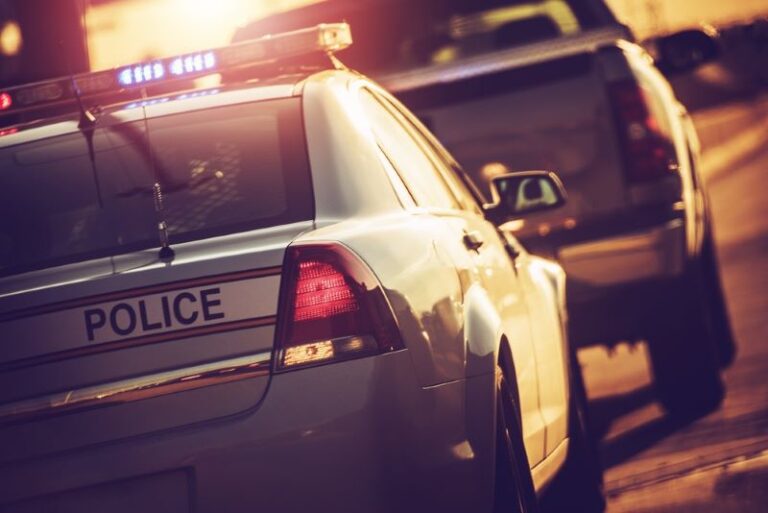 Police Pulling Car Over