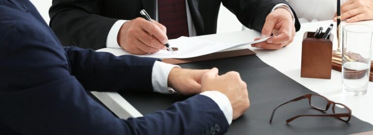 Attorneys Reviewing Documents