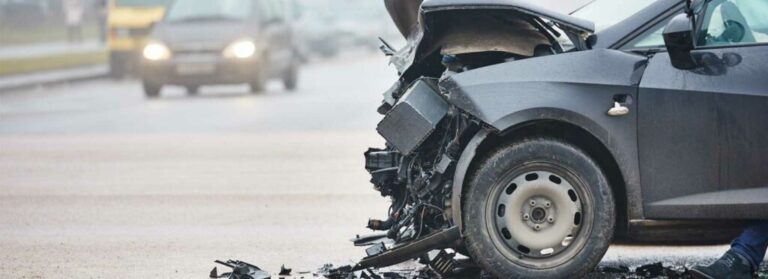 Car Accident Scene Damage