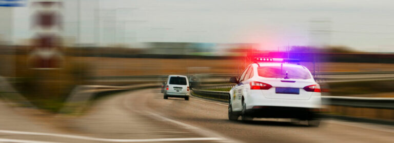 Police Chasing Car