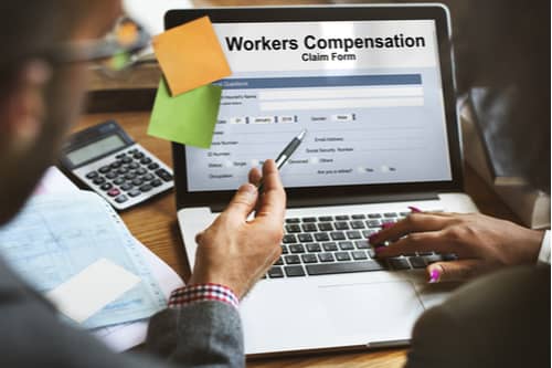 Worker filing claim for workers' compensation in North Carolina