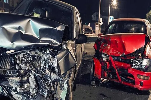 Two Totaled Cars