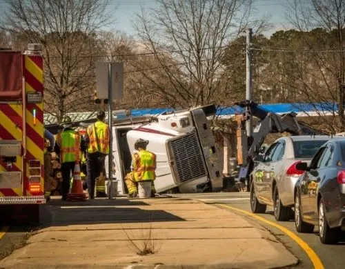Overturned tracks