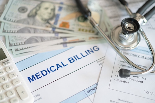 Medical Bills Concept
