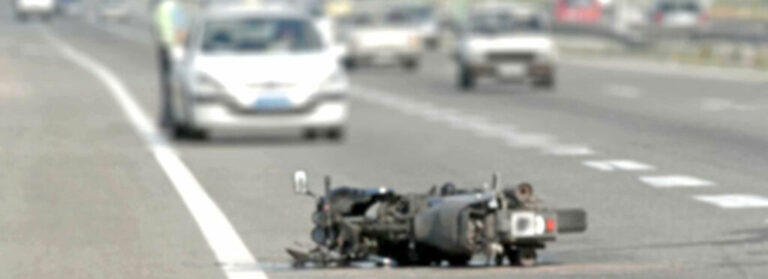 Motorcycle Accident Scene