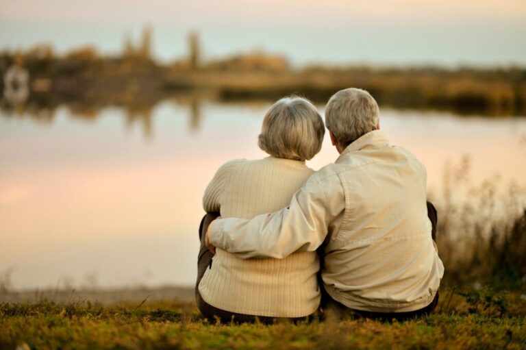 Older Couple Sitting Together