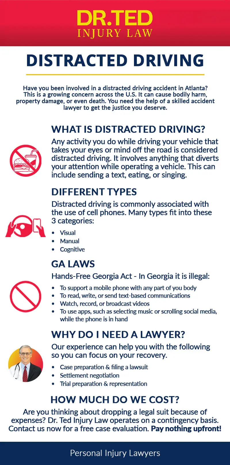 Distracted Driving Overview Infographic