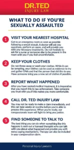 What to do if you're sexually assaulted